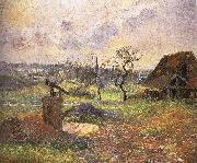 Camille Pissarro scenery oil painting on canvas